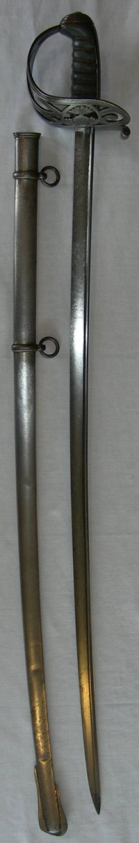 1854 Pattern Grenadier Guards Officer's Sword with pipeback blade