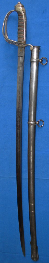 1827 Pattern Victorian British Rifle Volunteer Regiment Officer's Sword