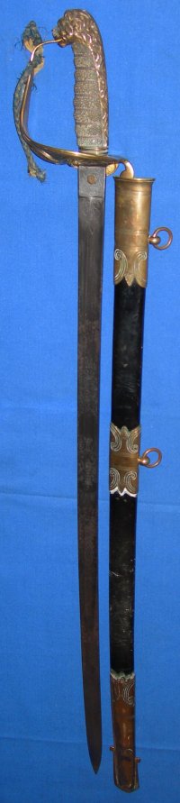Mid to Late Victorian British Royal Navy Officer's Sword