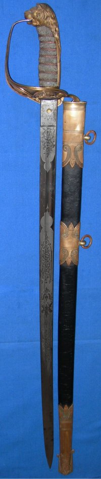 Victorian British Royal Navy Officer's Sword