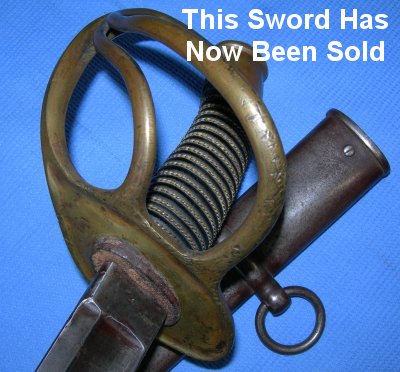 US Cavalry Sword Model 1840